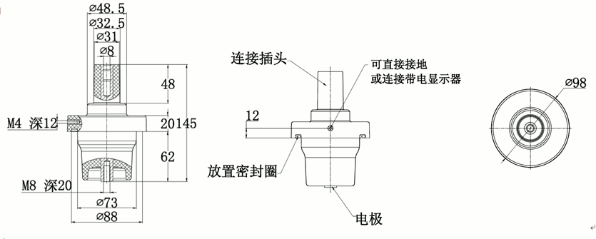 pa视讯250A充气柜套管结构图.gif